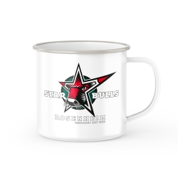 Starbulls - Emaille Tasse - Logo