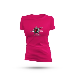Starbulls - Frauen Logo T-Shirt - magenta - Gr: 2XL